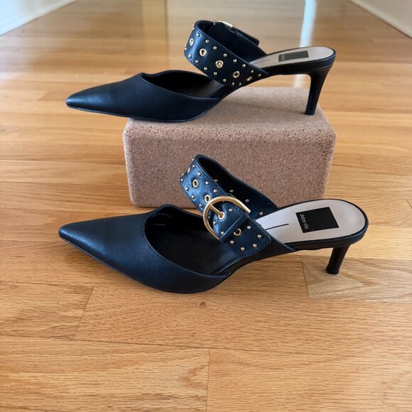 Dolce Vita Black Karlyn Mules Size 9.5 - Picture 2 of 11